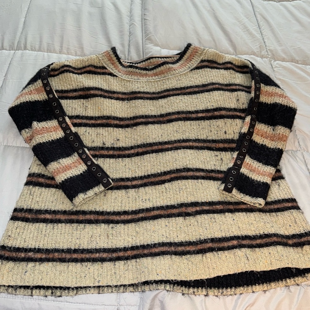 Free people stripped sweater.